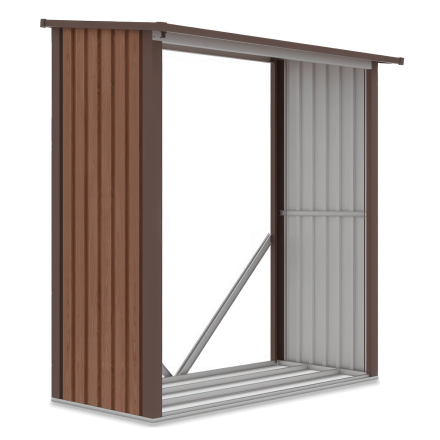 DENVER 182x89cm Ořechová zahradní kůlna - Hardmaister