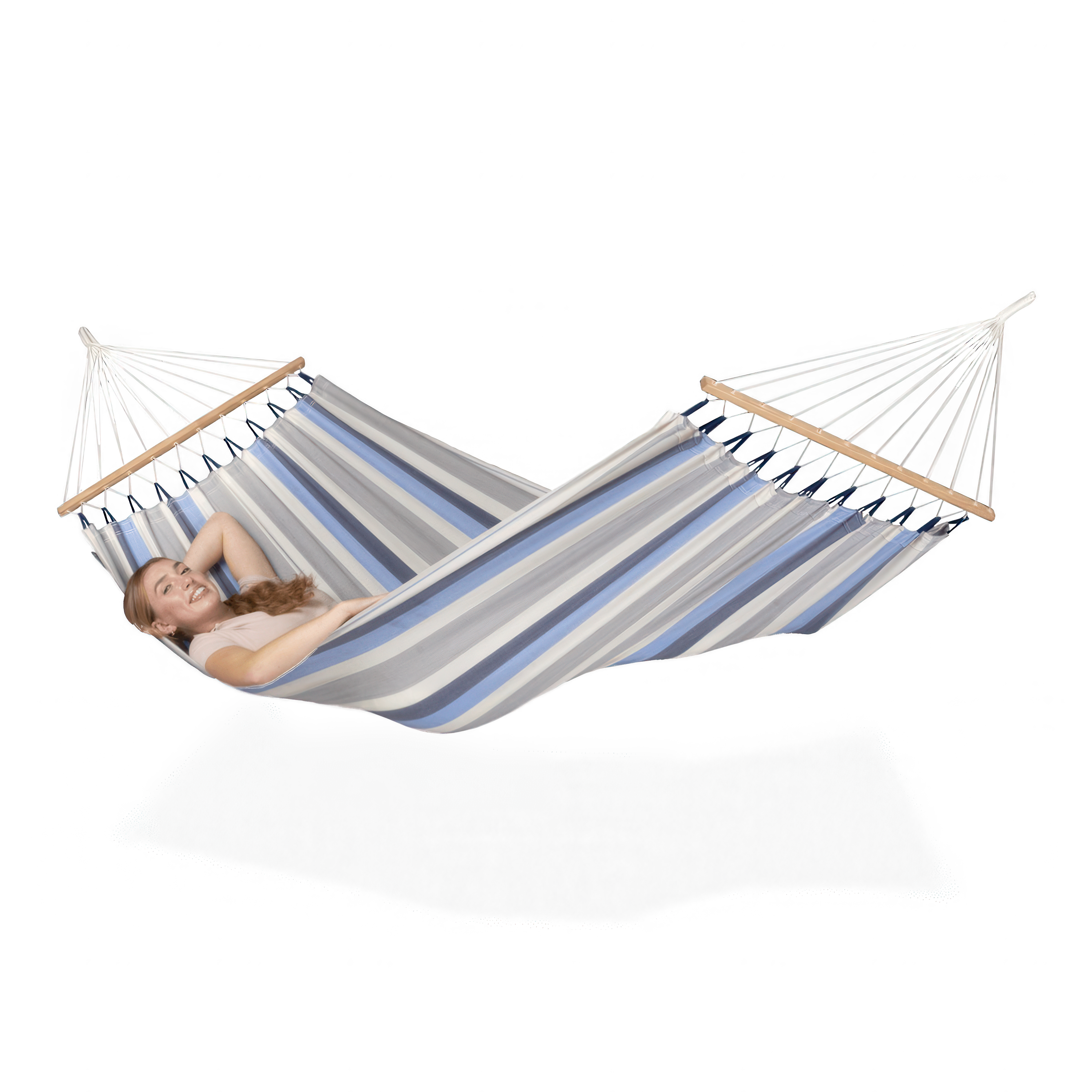 ALISIO Sea Salt houpací síť pro jednu osobu s tyčí - LA SIESTA