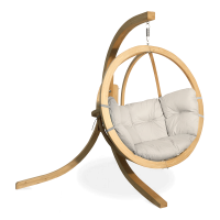 Závěsné křeslo do zahrady O-ZONE Cream