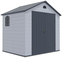 Zahradní domek VERMONT 242x192cm světle šedý - Hardmaister