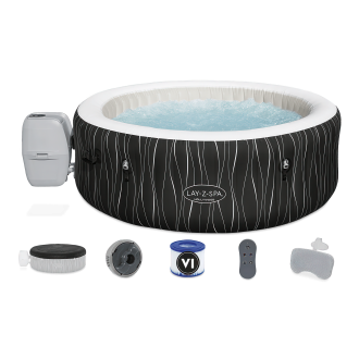 jacuzzi nadmuchiwane z oświetleniem i dodatkami
