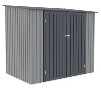 Kovový přístřešek na nářadí KENT 222x149cm světle šedý - HARDMAISTER