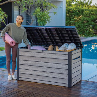 Zahradní box DECO DEC BOX 870L Storm Grey - Keter