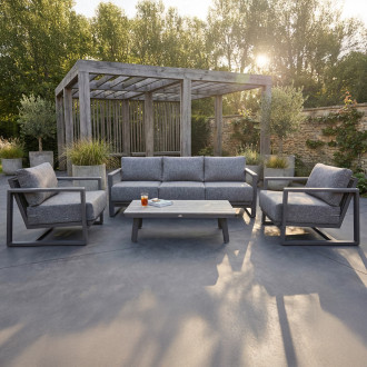 Zahradní hliníkový nábytek EVORA CAFFE Grey - FURRORE