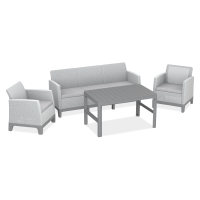 Zahradní set Keter SCANDI MAX 3/LYON, šedý