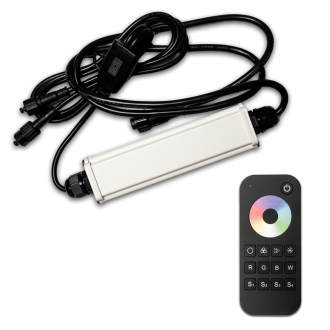 Sada ovládání LED osvětlení pro pergolu na terase (dálkové ovládání+konvertor+kabeláž)