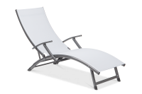 Hliníkové zahradní lehátko RELAX Grey