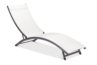 Zahradní lehátko, hliník STAR Pearl - Focus Garden