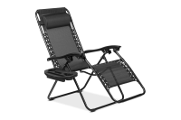 LAGUNA Černé skládací zahradní lehátko - Focus Garden