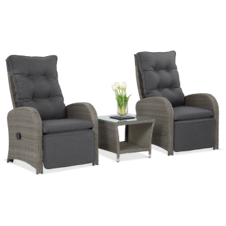 Lounge suite ALICANTE DUO Grey