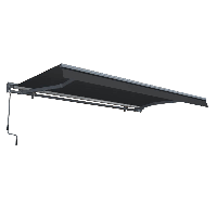 Markýza na terasu PREMIUM 400x300 šedá - Gutroof