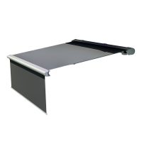 Markýza na terasu DELUXE PLUS AUTOMATIC 400x300 GREY s LED a senzorem - Gutroof
