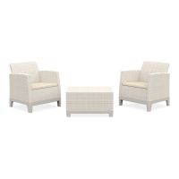 Balkonový set Scandi Forma Pebble Grey-Soft Beige/oat - Keter