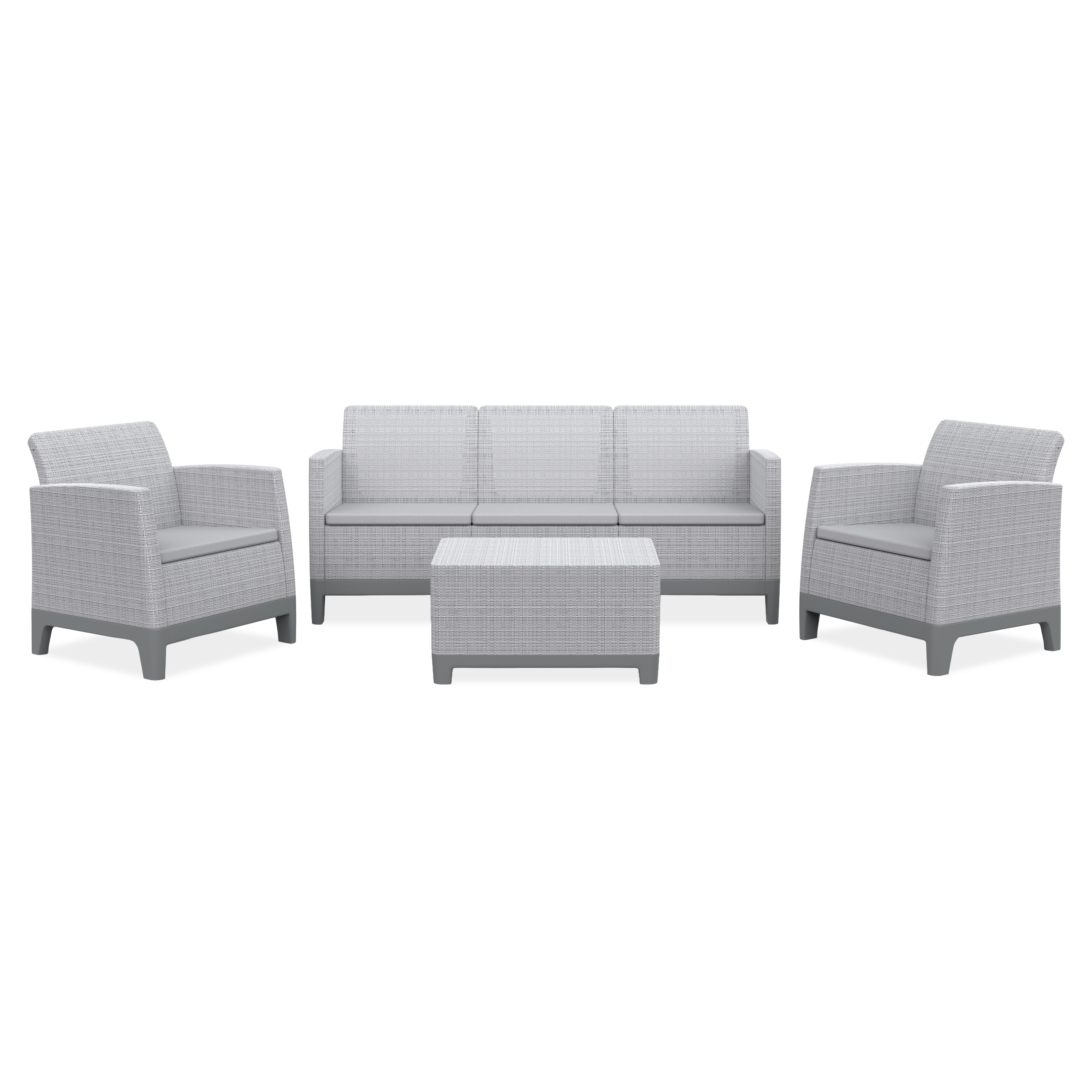 Zahradní nábytek Scandi Forma Ash Grey-Storm Grey/ Light Grey - Keter