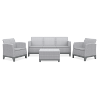 Zahradní nábytek Scandi Forma Ash Grey-Storm Grey/ Light Grey - Keter