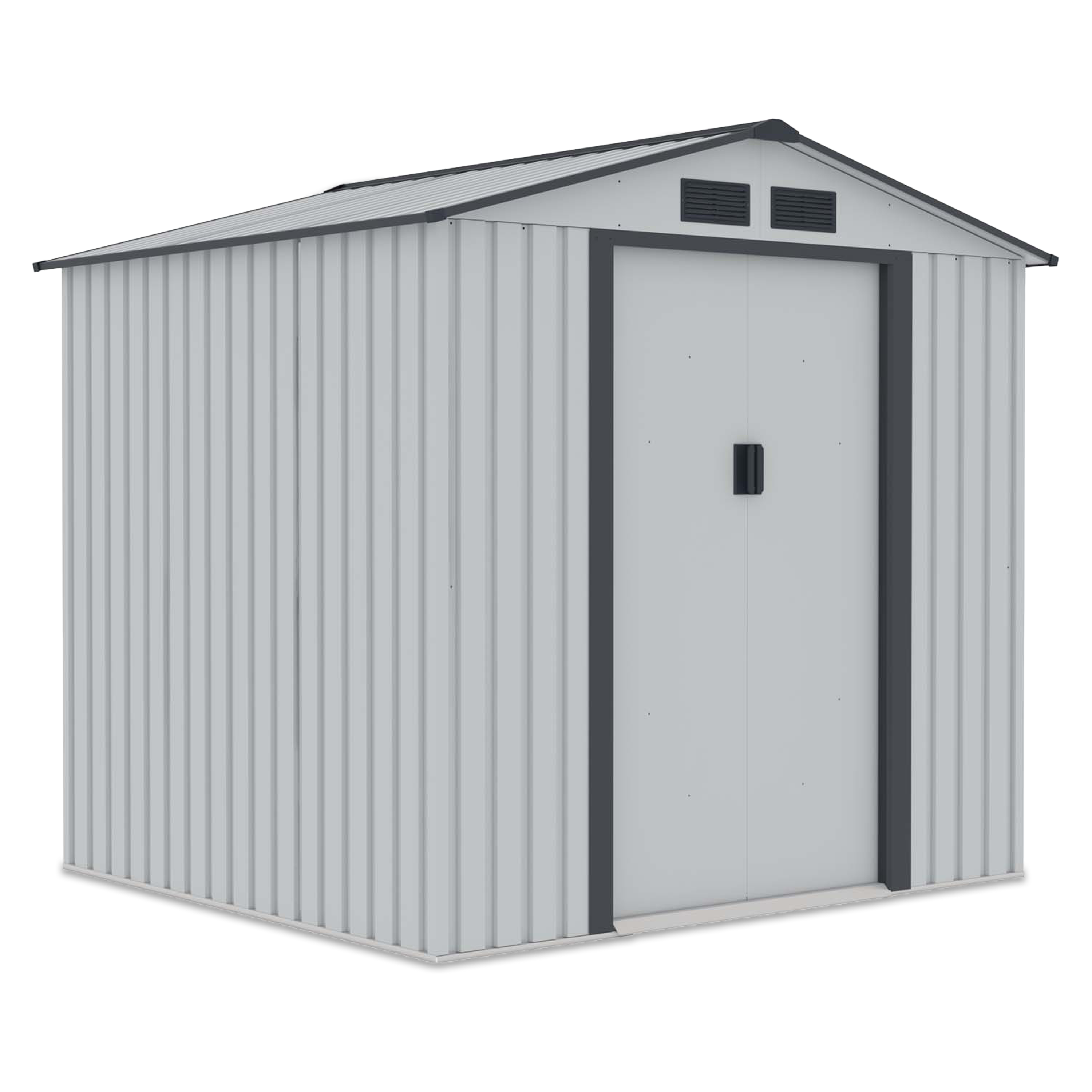 Zahradní domek VECTOR 7x6 světle šedý - Hardmaister