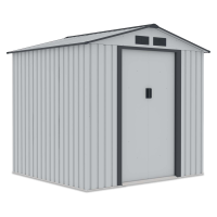 Zahradní domek VECTOR 7x6 světle šedý - Hardmaister