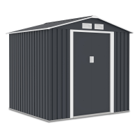 Zahradní kovový domek VECTOR 7x6 Cold Grey - Hardmaister