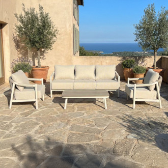 Hliníkový zahradní nábytek MONTI CAFFE BEIGE - FURRORE