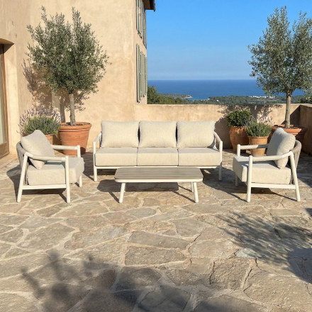 Hliníkový zahradní nábytek MONTI CAFFE BEIGE - FURRORE