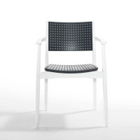 Zahradní židle SEGINUS White/Anthracite - Novussi