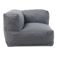 Rohový modul rohového modulárního zahradního nábytku ALORA Grey - Bjørkka