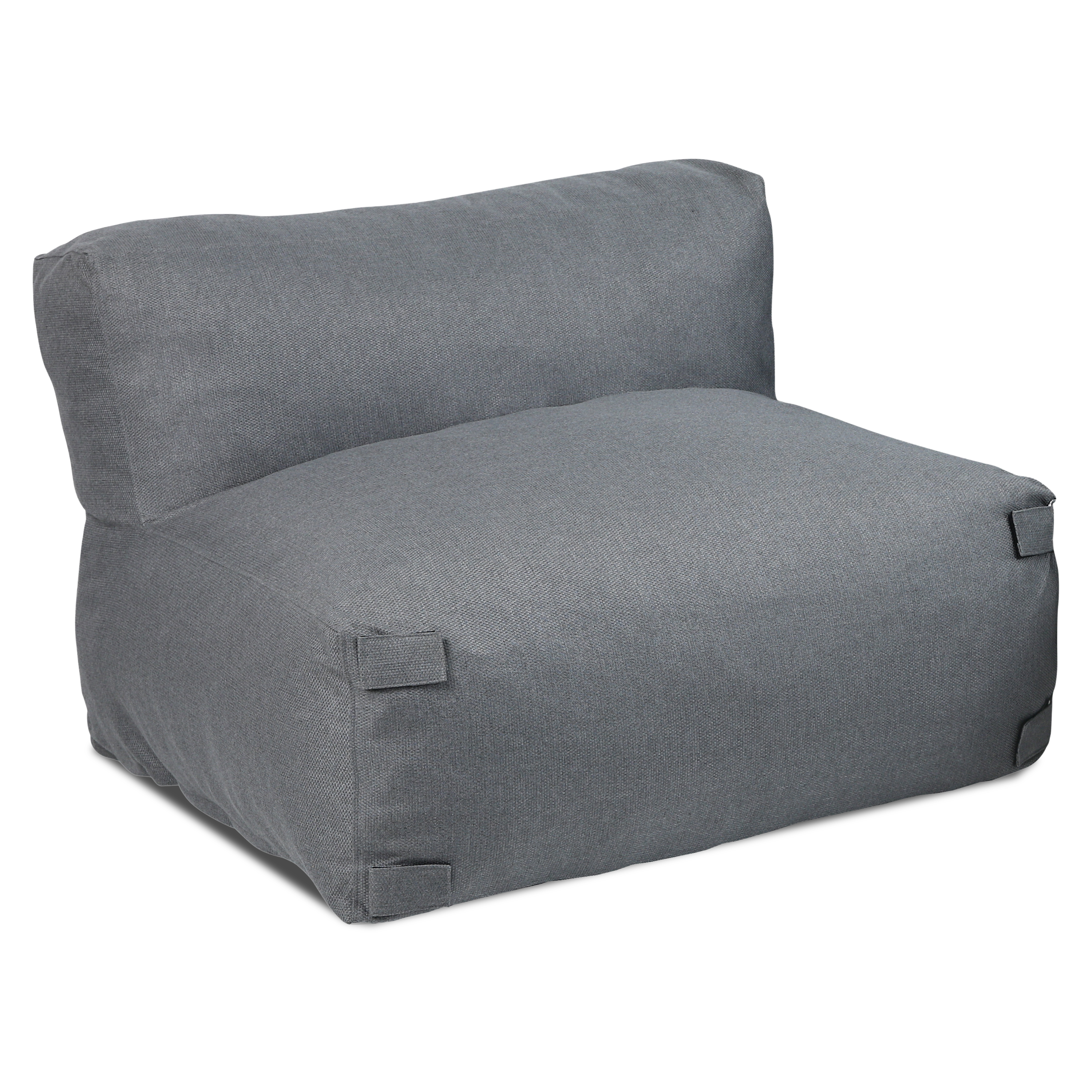 Střední modul zahradního rohového sedadla ALORA Grey - Bjørkka