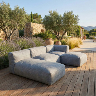 Modulární terasový roh ALORA Standard Plus Grey - Bjørkka