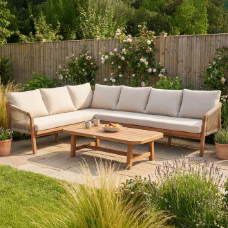 SKALA CAFFE Zahradní roh z akátového dřeva - Bjørkka