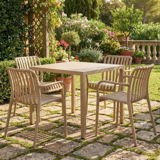 RONA/BRIS Béžový zahradní set - Bjørkka