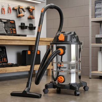 Výkonný dílenský vysavač na mokré a suché vysávání s příkonem 1300 W - HardMaister
