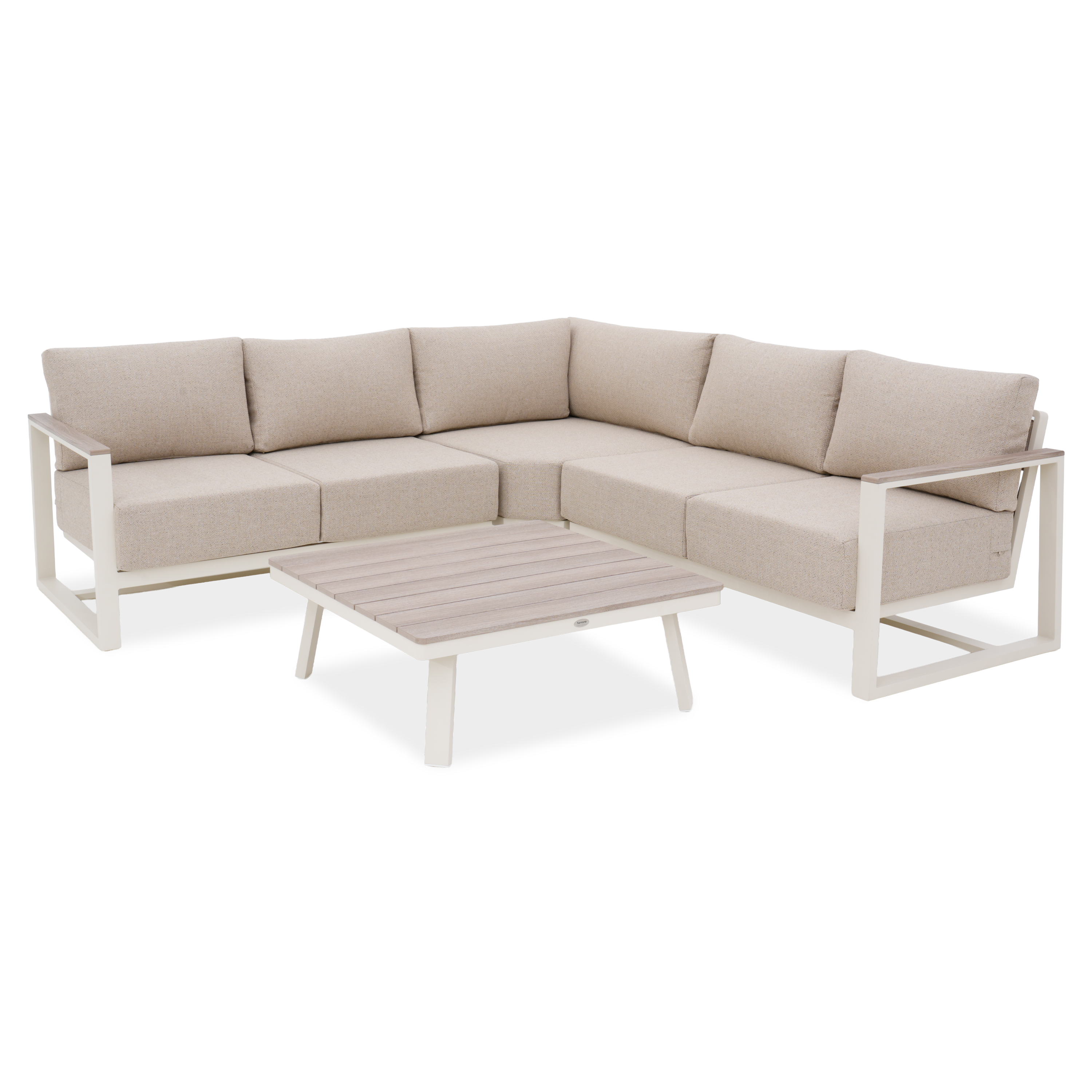 Rohová sedací souprava STELVIO CAFFE Beige - FURRORE