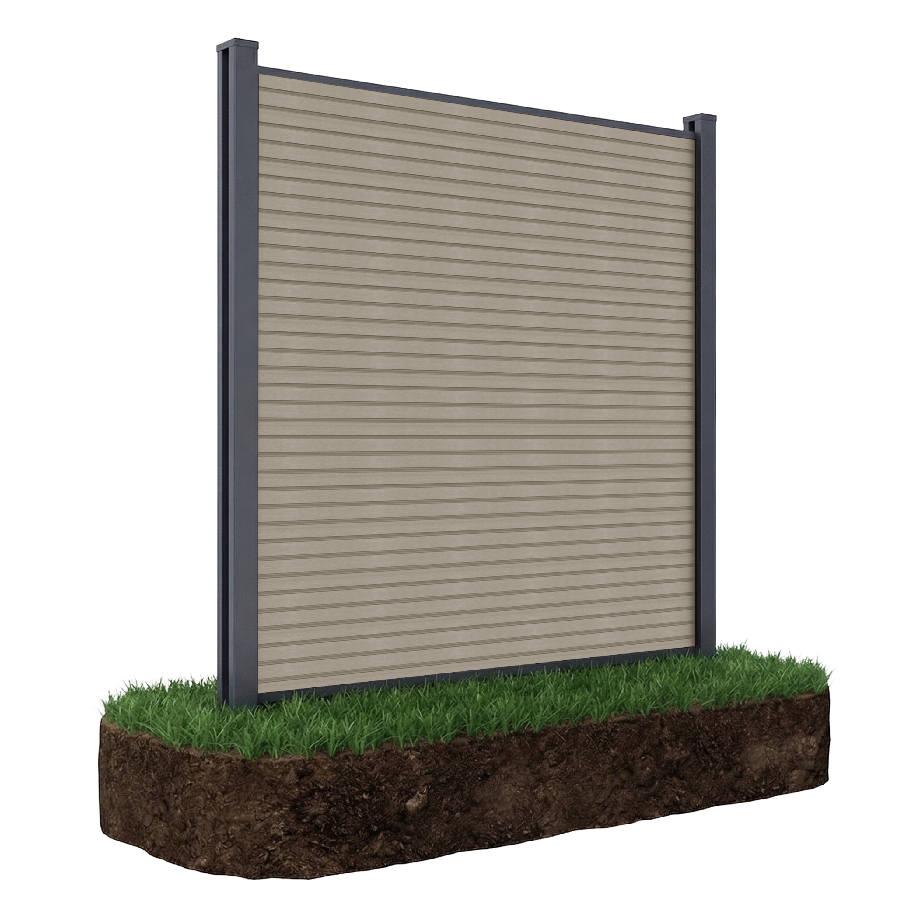 Zahradní panel pro měkký podklad 1,8 m CITY Dub - Gutroof