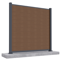 Zahradní deska pro pevný podklad 1,8m CITY teak - Gutroof