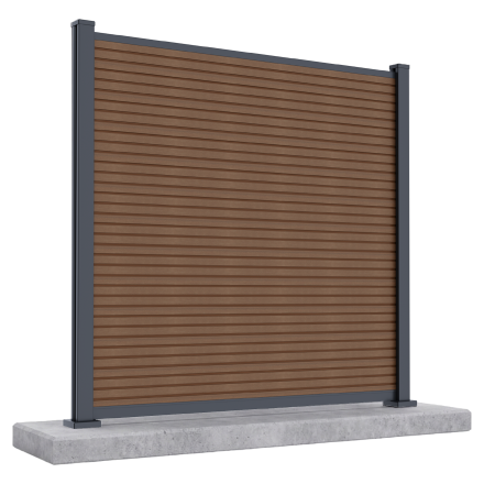 Zahradní deska pro pevný podklad 1,8m CITY teak - Gutroof