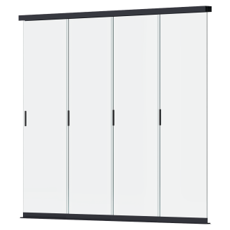 Posuvný skleněný panel pro pergolu ELEGANCE/DELUXE/FUSION 3m Antracit - Gutroof