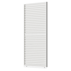 Bílý lamellový panel pro pergoly ELEGANCE/DELUXE/FUSION 1.3 m Gutroof v pohledu z boku