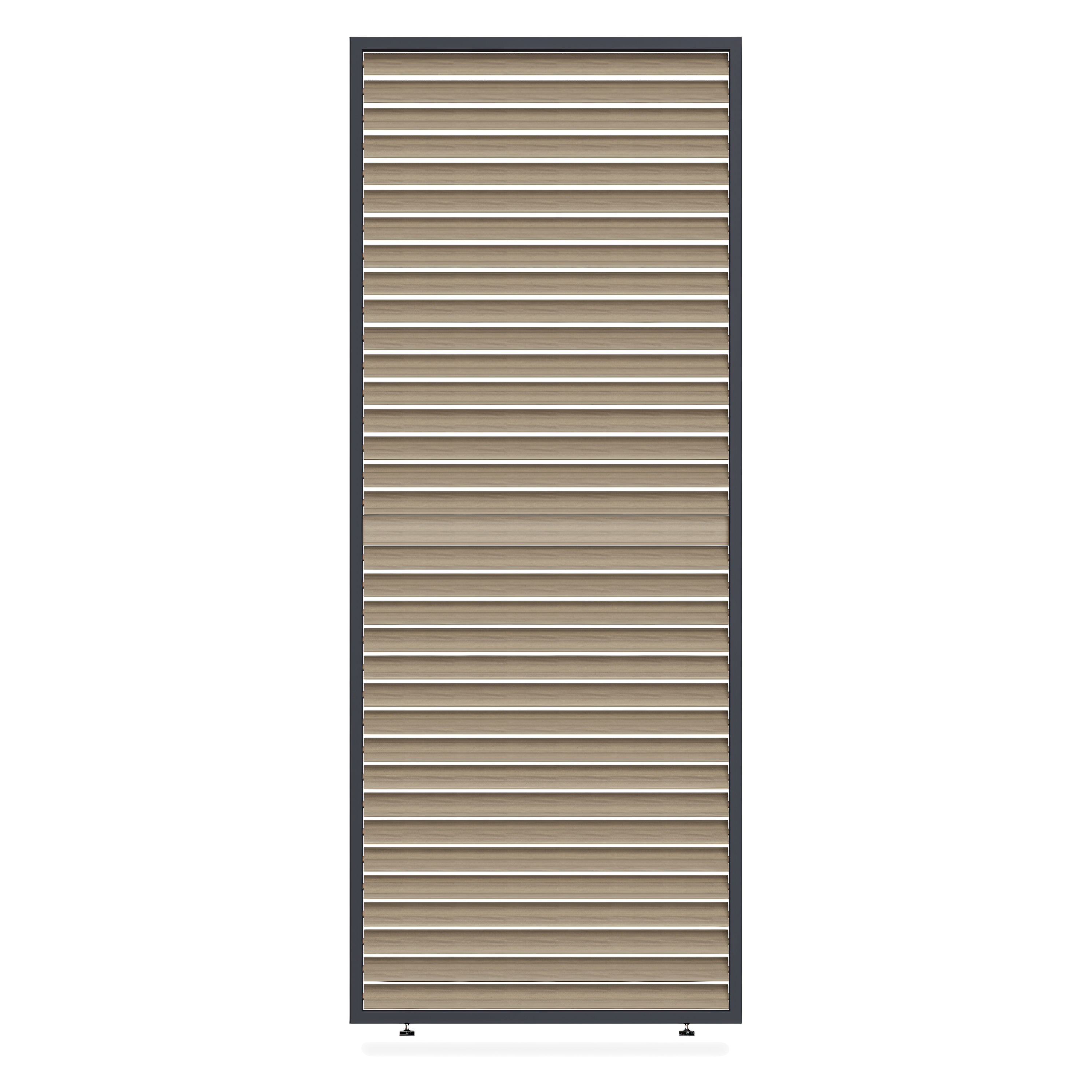 Lamellenpanel na pergolu poziomy, nastavitelný ELEGANCE/DELUXE/FUSION, 1 m, Woodgrain - Gutroof