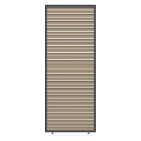 Lamellenpanel na pergolu poziomy, nastavitelný ELEGANCE/DELUXE/FUSION, 1 m, Woodgrain - Gutroof