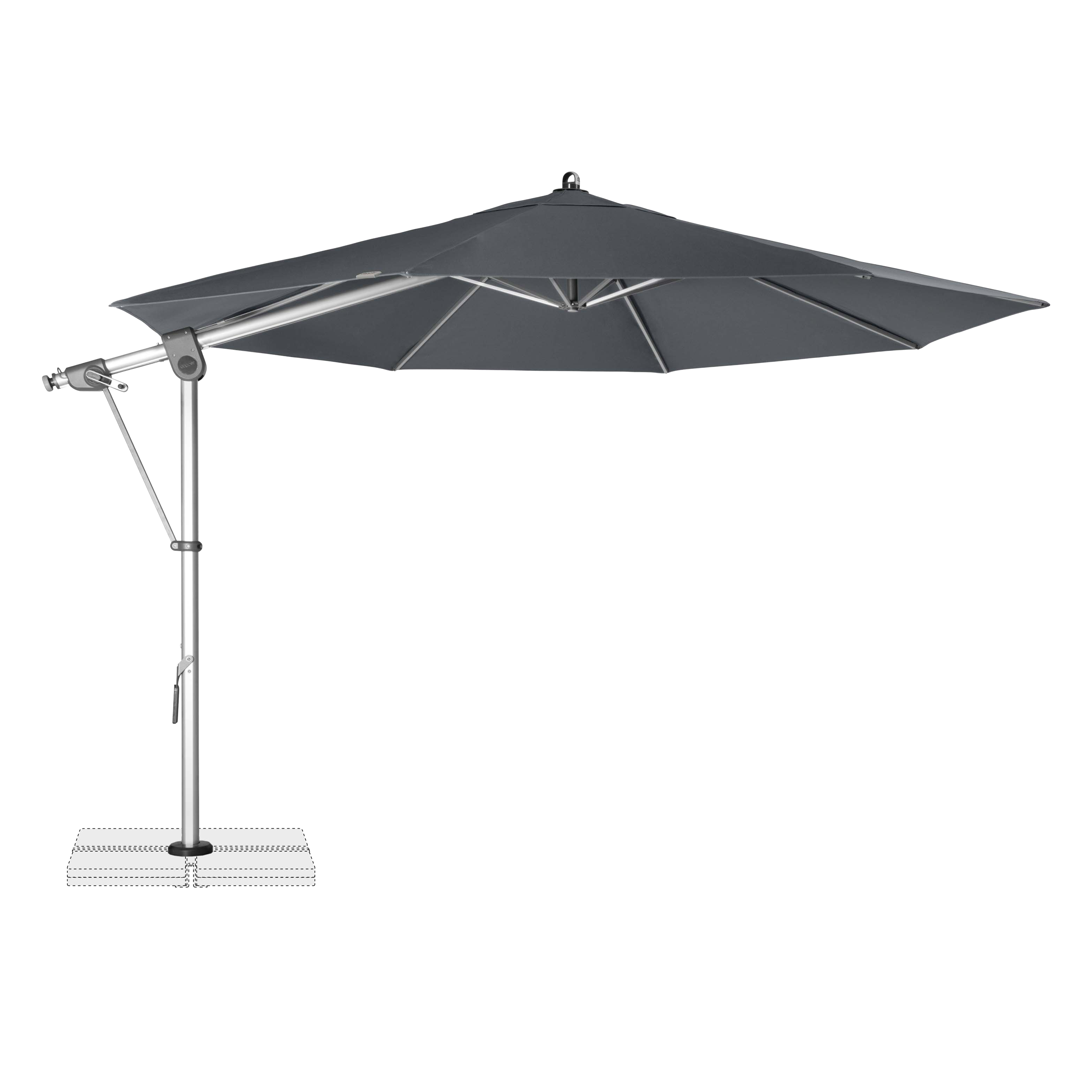 Zahradní slunečník Doppler EXPERT 350 Anthracite