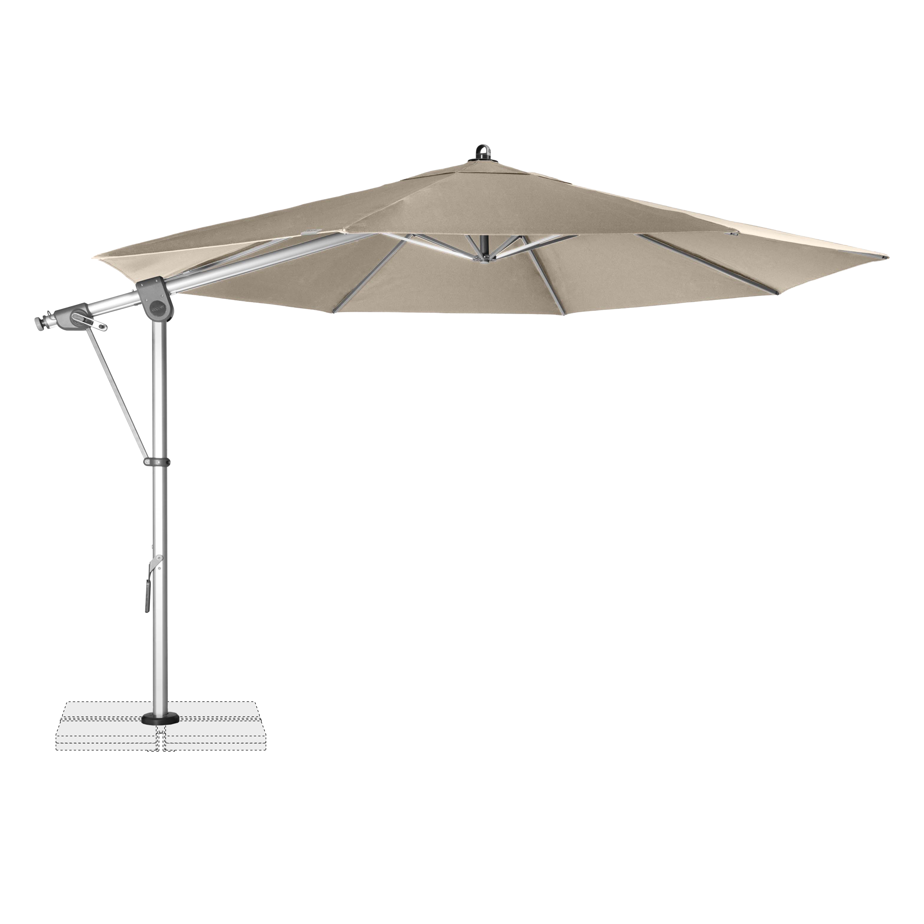 Doppler EXPERT 350 Zahradní deštník s pískovým ramenem
