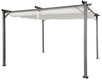 Terasová pergola SPRINT 3x4 antracit/bílá - HARDMAISTER