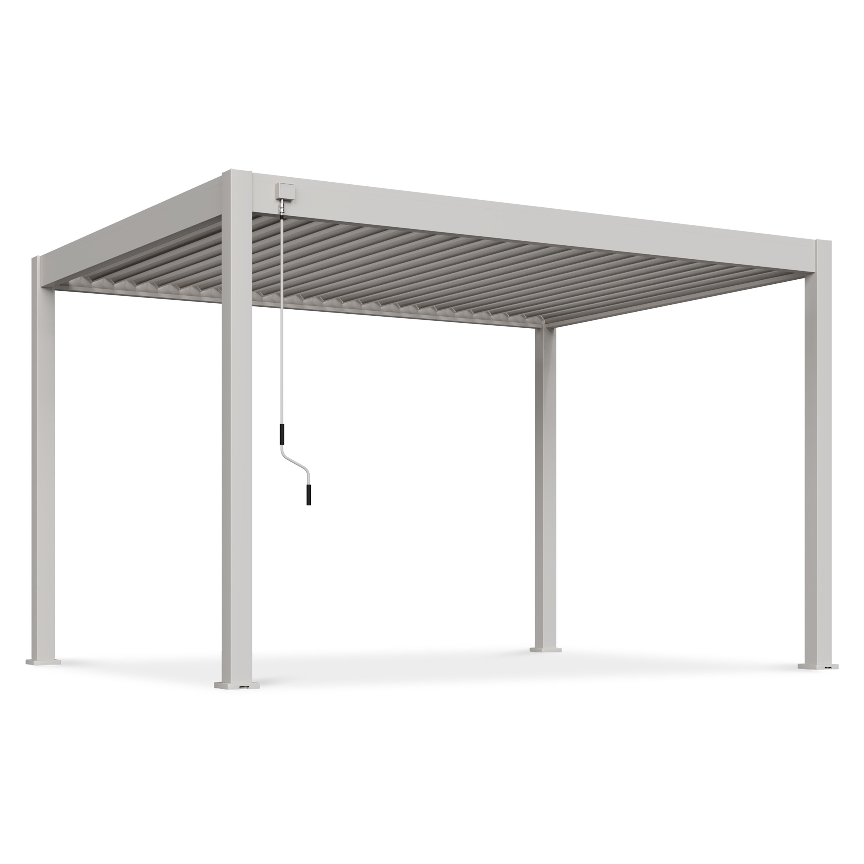 Hliníková pergola ELEGANCE 3x4 Písková béžová - Gutroof