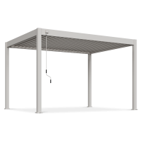Hliníková pergola ELEGANCE 3x4 Písková béžová - Gutroof