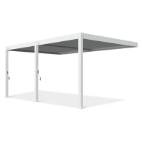 Nástěnná pergola DELUXE Wall 3,6x5,3 White – Gutroof