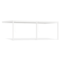 Nástěnná pergola DELUXE Wall 3,6x7,2 White - Gutroof