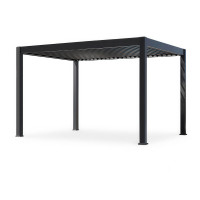 Hliníková pergola Gutroof DELUXE PRO 3x4 m s LED, antracit