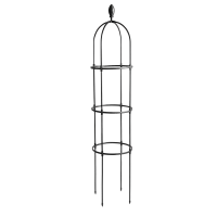 Černá pergola pro růže, výška 180 cm, kov - Cultivo