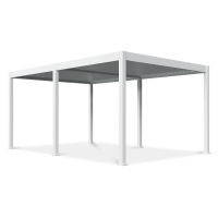 Zahradní pergola DELUXE Automatic + LED 3,6x5,3 White - Gutroof