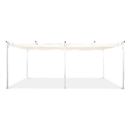 Biała pergola tarasowa sprint 3x6 w kolorze białym